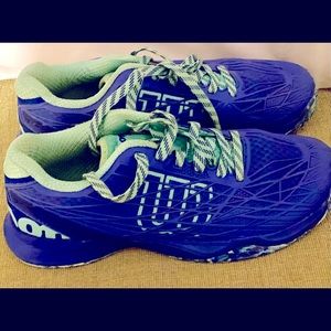 Wilson Womens Kaos Tennis Shoes - Aruba Blue